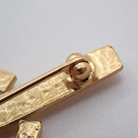 CHANEL CC Logo Imitation Pearl Pin Brooch 01A GHW France Accessory 60KP059 - Picture 10 of 11